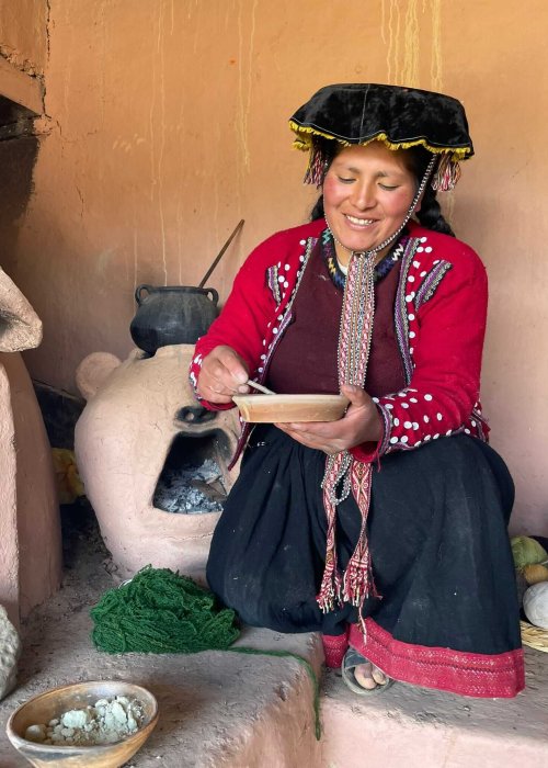 communauté amaru femme quechua avec trekkinca